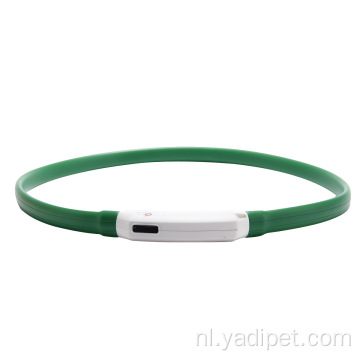 Waterbestendig gloeiende halsband huisdier ketting lus